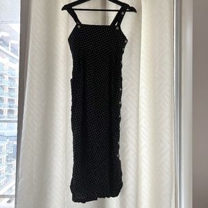 Patterned midi dress